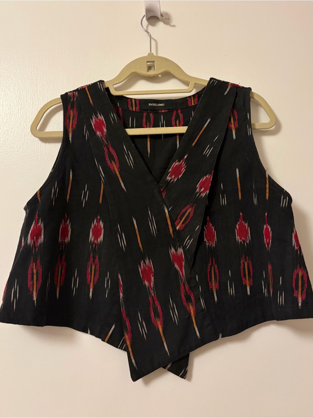 Rachel Comey Black Ikat cropped